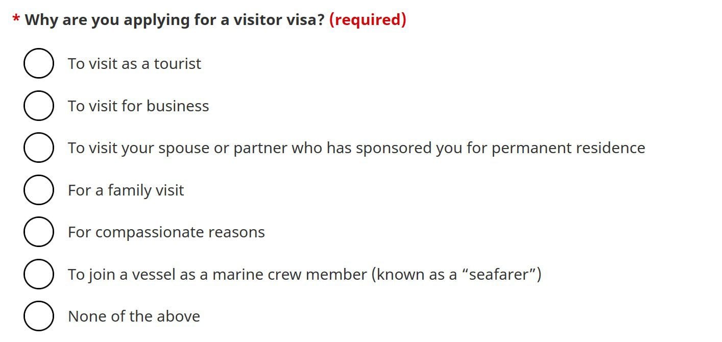 Làm sao để xin Visa du lịch Canada có hạn 10 năm? 1 Visa du lịch Canada