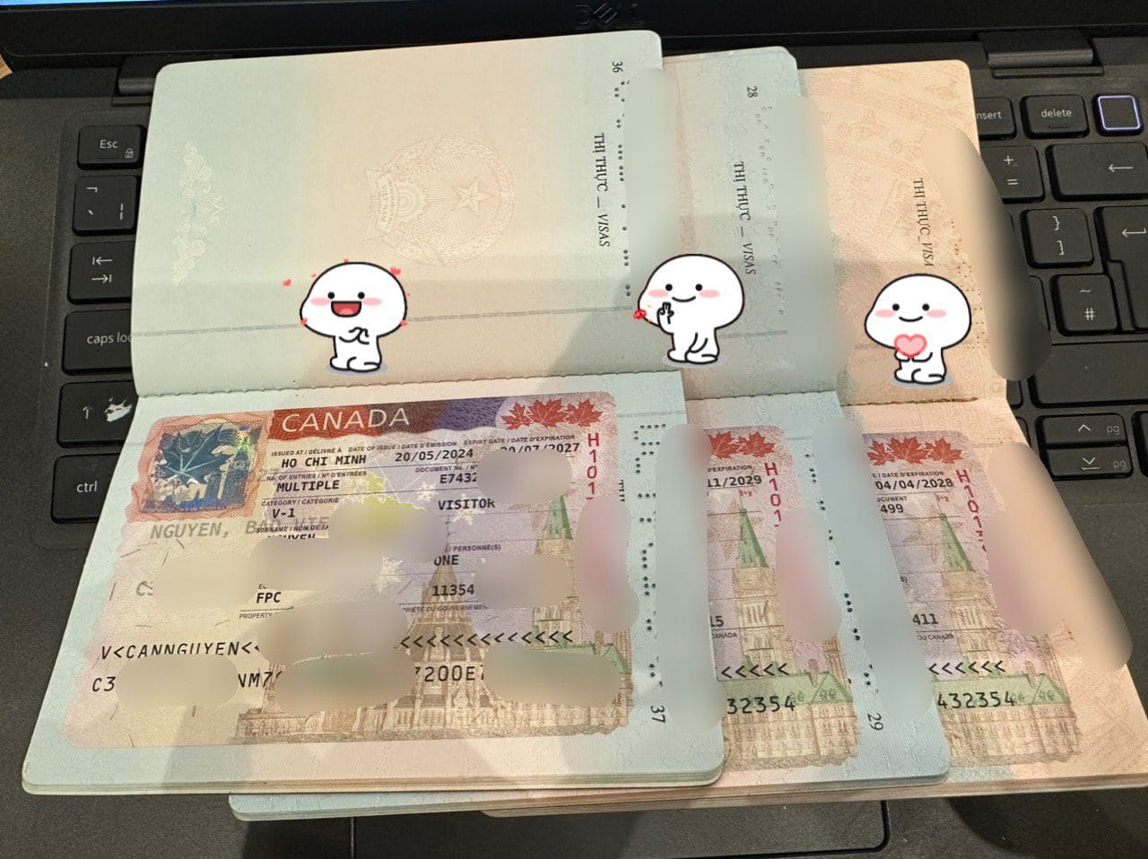 Làm sao để xin Visa du lịch Canada có hạn 10 năm? 2 Visa du lịch Canada