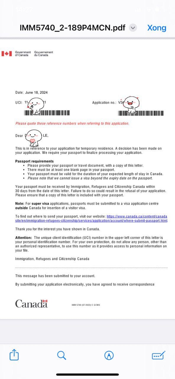 Làm sao để xin Visa du lịch Canada có hạn 10 năm? 3 Visa du lịch Canada