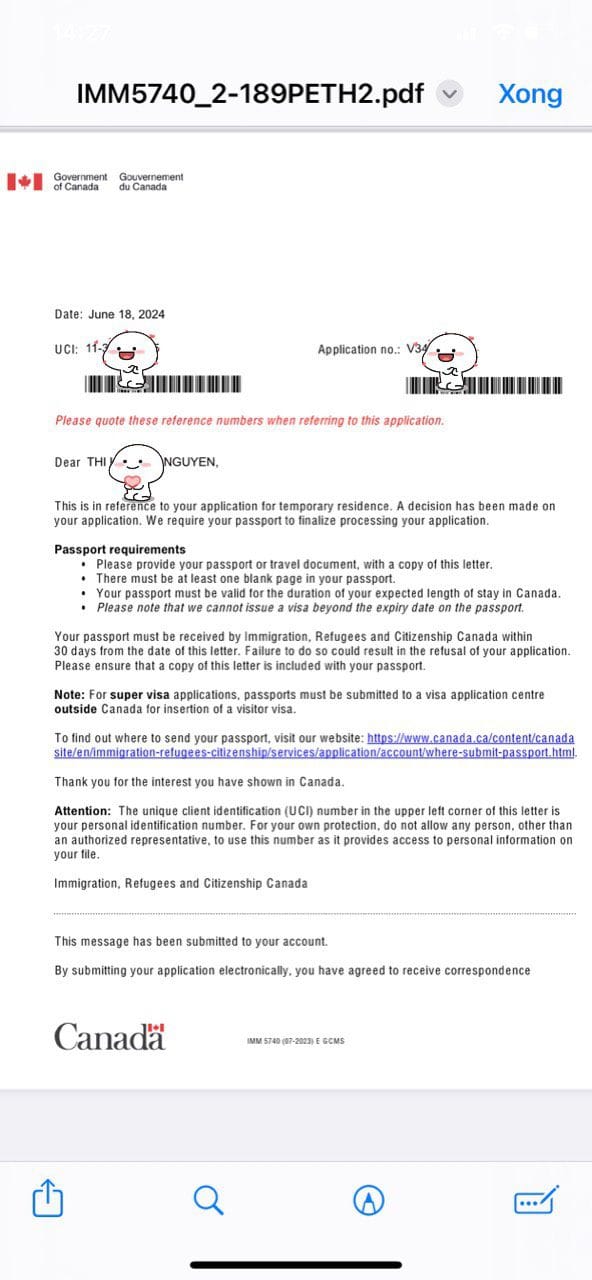Làm sao để xin Visa du lịch Canada có hạn 10 năm? 4 Visa du lịch Canada