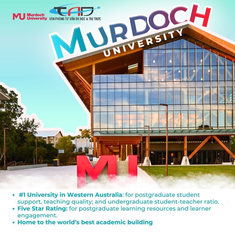 Nhanh tay ghi danh để nhận học bổng 25% từ Murdoch University Tây Úc 5 Murdoch University