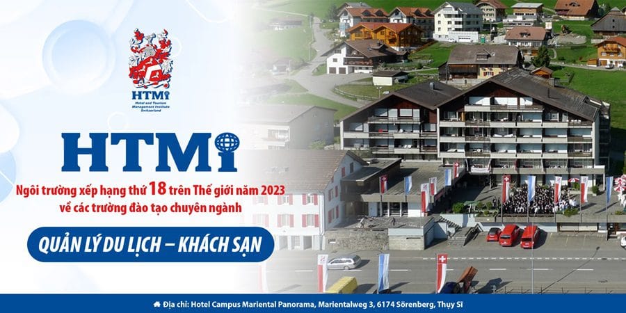 HTMi cấp học bổng lên tới 360 triệu ngành Du lịch - Khách sạn - Nhà hàng 1 HTMi