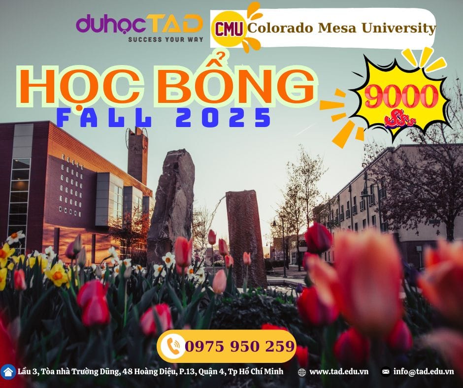Nhanh tay rinh học bổng 9,000$ từ Đại học Colorado Mesa 1 Đại học Colorado Mesa