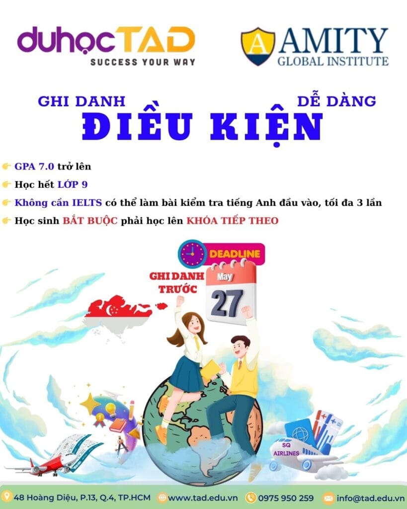Amity Global cấp học bổng 100% ươm mầm tài năng Việt 3 Amity Global