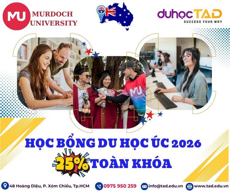 Cơ hội VÀNG săn học bổng 25% tại Murdoch University Tây Úc 1 Murdoch University
