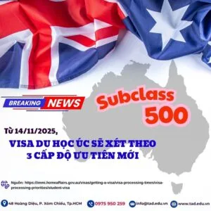 Visa du học Úc