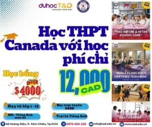 Học THPT tại Rotman với học phí chỉ từ 12 - 16,500 C$/năm