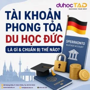 Du học Đức MIỄN TÀI CHÍNH chỉ cần tài khoản phong tỏa