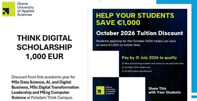 Cơ hội săn học bổng Du học Đức 50% từ Gisma University 3 Cơ hội săn học bổng Du học Đức 50% từ Gisma University