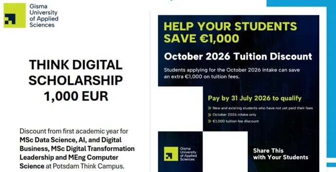 Cơ hội săn học bổng Du học Đức 50% từ Gisma University 3 Cơ hội săn học bổng Du học Đức 50% từ Gisma University