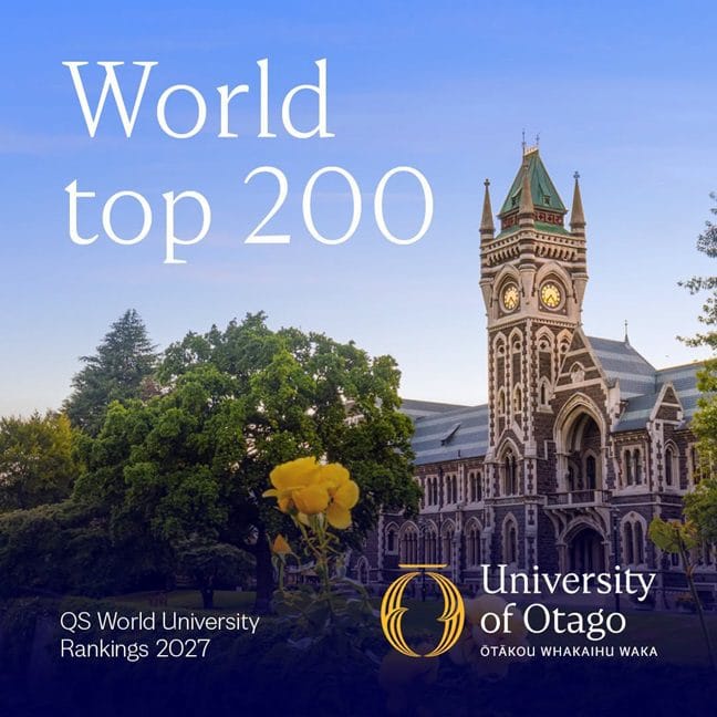 Đại học Otago cấp học bổng 65,000 NZD cho sinh viên Việt Nam