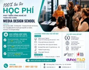 Học bổng 100% từ Media Design School để học GAME, AI, ANIMATION