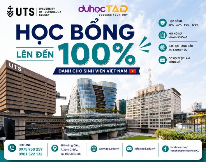 UTS cấp học bổng lên đến 100% cho sinh viên Việt Nam 2027 1 UTS cấp học bổng lên đến 100% cho sinh viên Việt Nam 2027