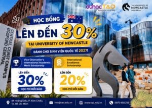 Đại học Newcastle cấp học bổng lên đến 30% cho năm 2027 58 Đại học Newcastle cấp học bổng lên đến 30% cho năm 2027