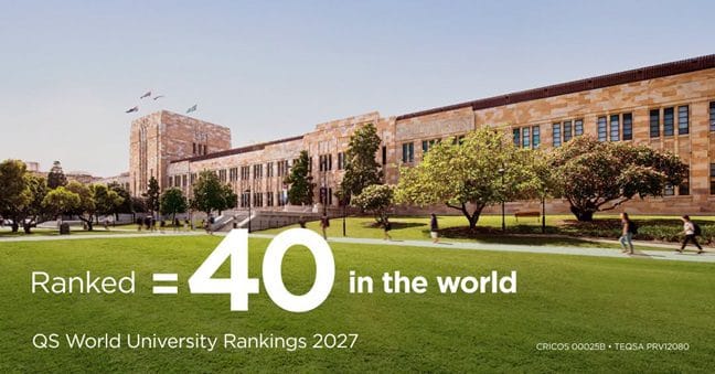 Học bổng 2027 nóng hổi từ Đại học Queensland - G8 Úc