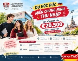 Lancaster University Leipzig cấp học bổng lên đến €20.500