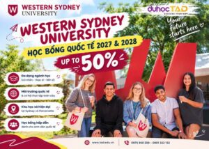 Western Sydney University cấp học bổng up to 50% năm 2027